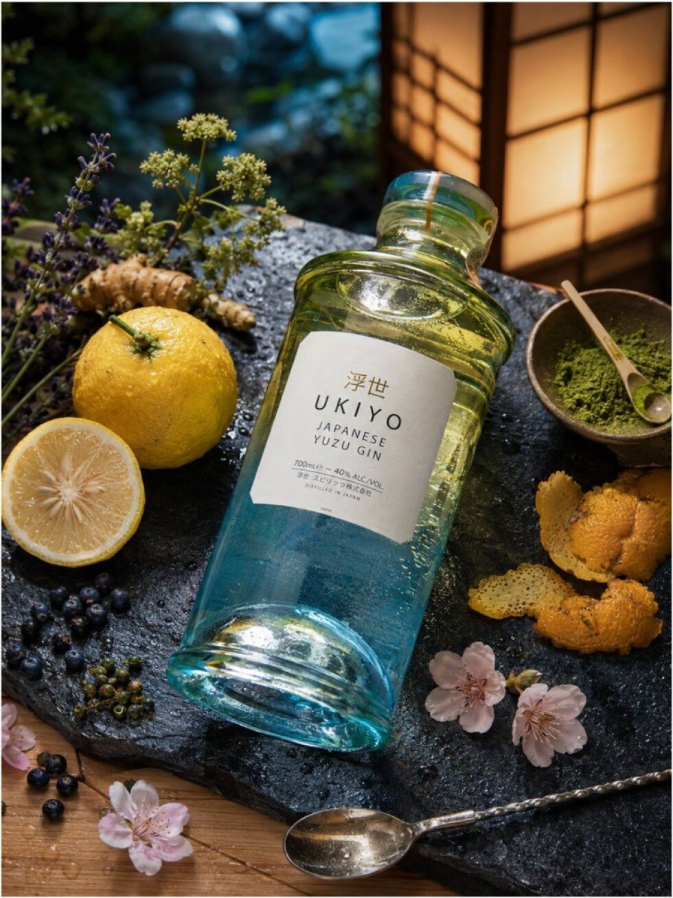 Ukiyo Japanese Yuzu Gin 40% 0,7