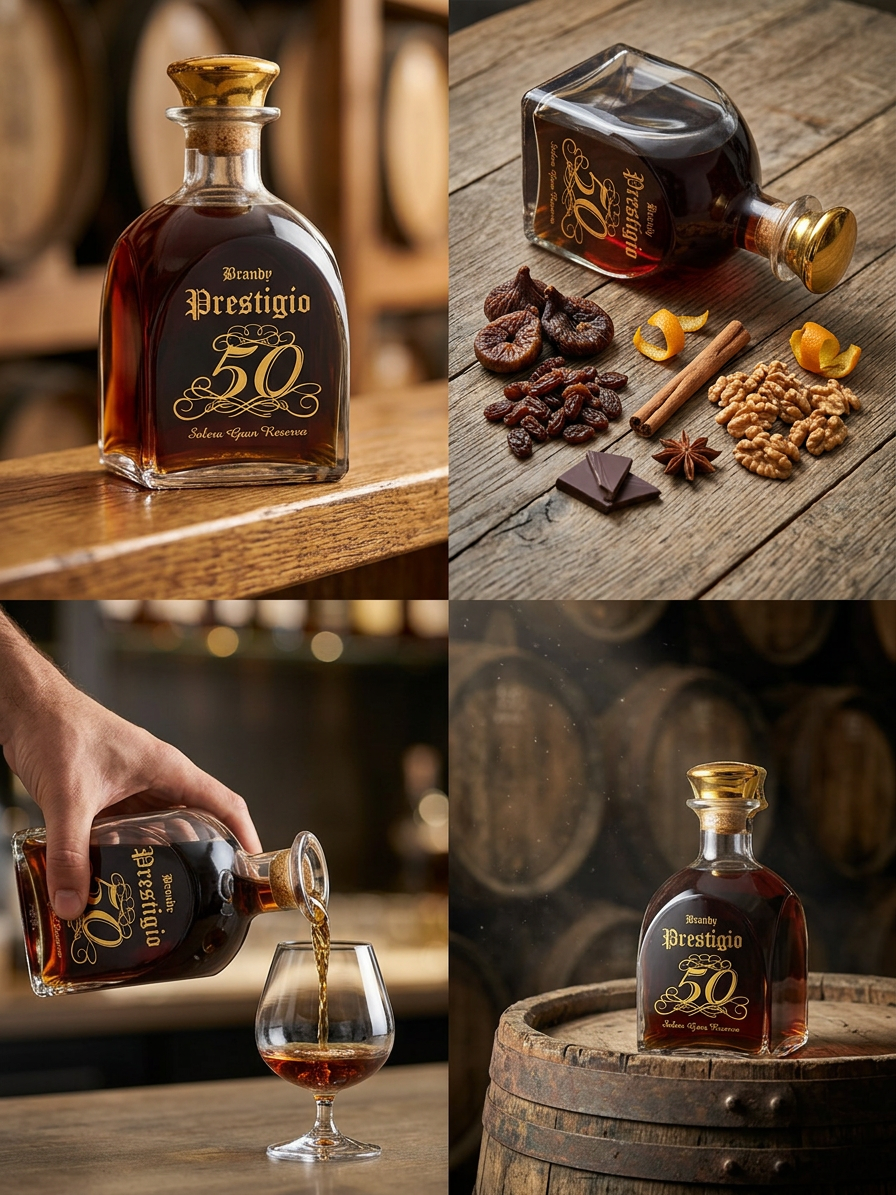 Prestigio 50 Solera Gran Reserva 40% 0,7l (dárková krabice)