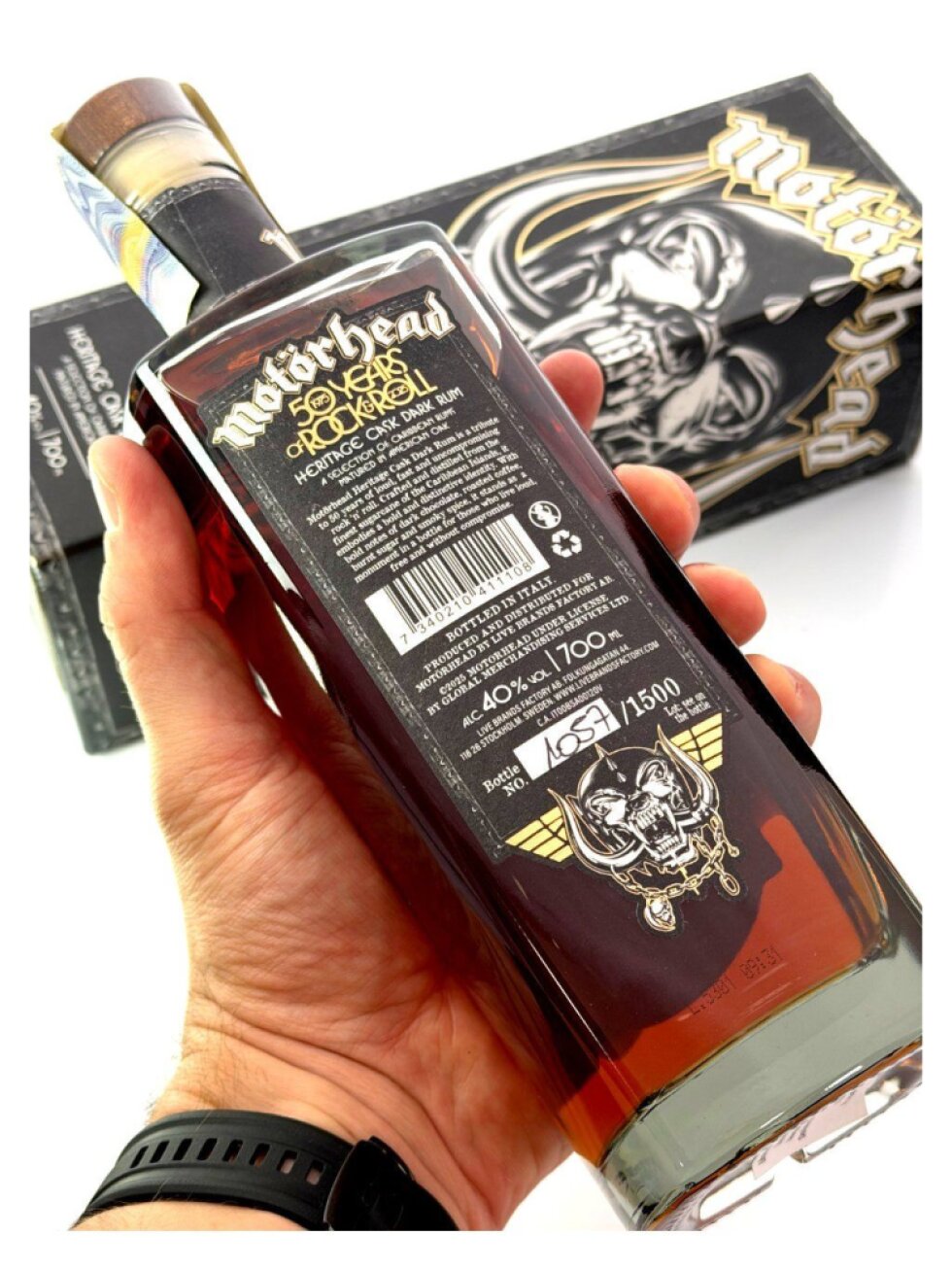 Motorhead 50 years of Rock'n'Roll Dark Rum 40% 0,7l