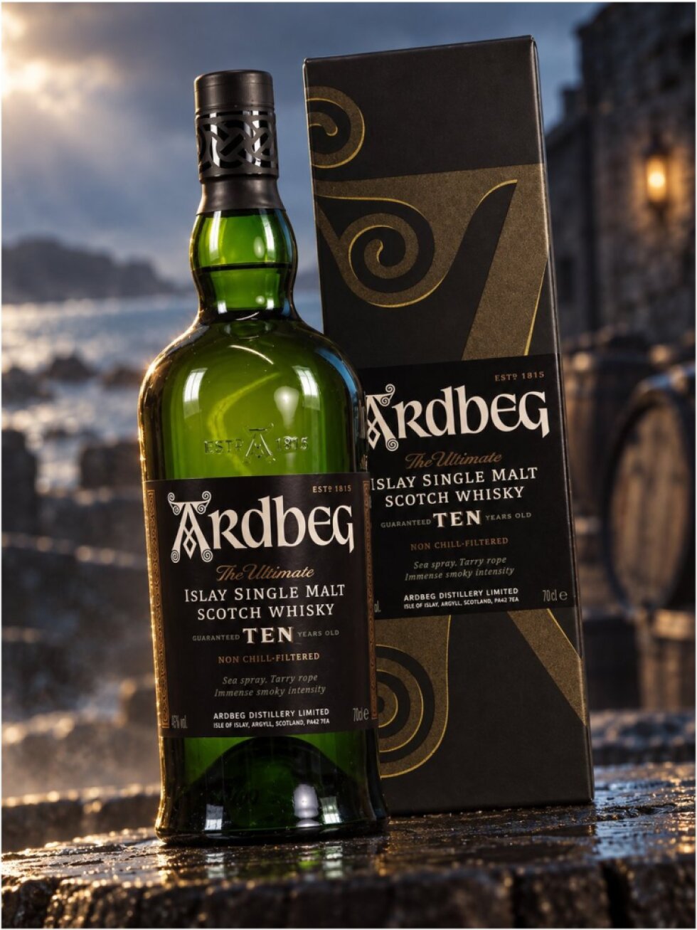Ardbeg Ten Single Malt Scotch Whisky 46% 0,7l (dárková krabice)