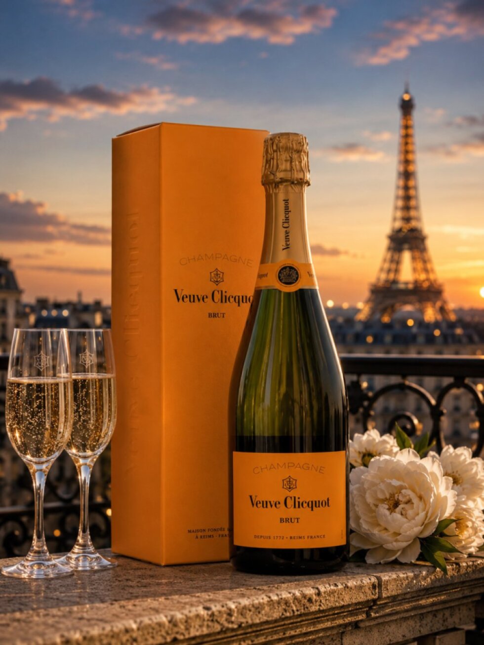 Veuve Clicquot Brut 0,75l (dárková krabice)