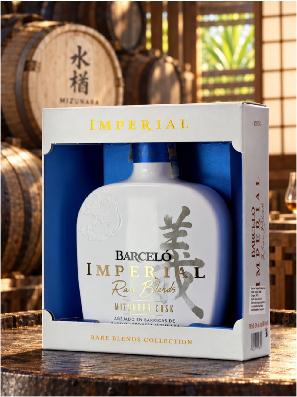 Barceló Imperial Rare Blends Mizunara Cask 38% 0,7l (dárková krabice)