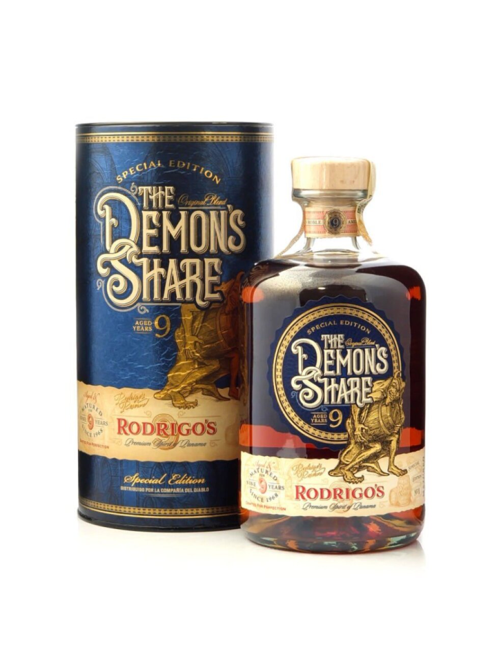 Demon's Share 9YO Rodrigo's Reserve 40% 0,7l (dárková tuba)