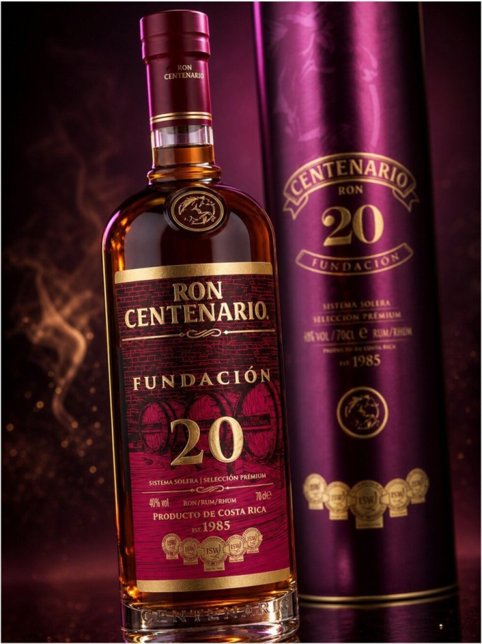 Ron Centenario 20 Fundación 40% 0,7l (dárková tuba)