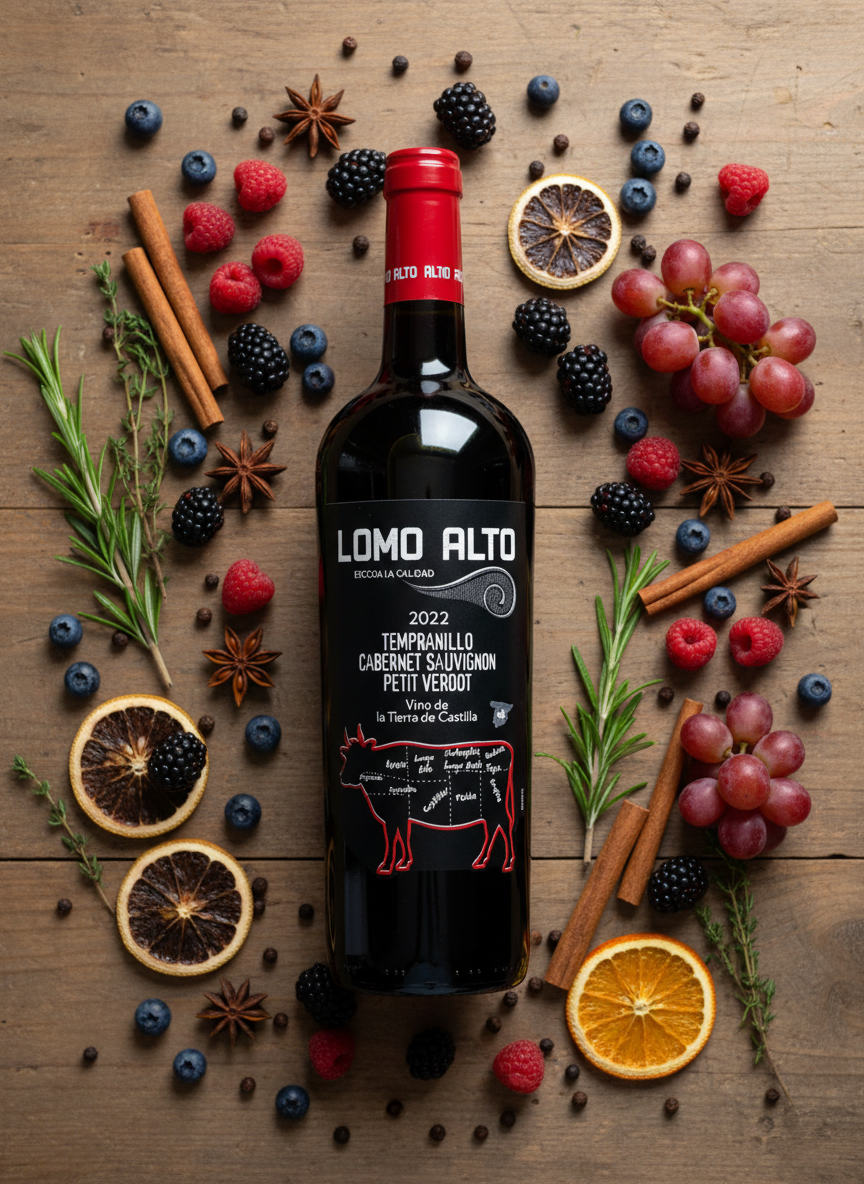 Lomo Alto Tempranillo Cabernet Petit 0,75l