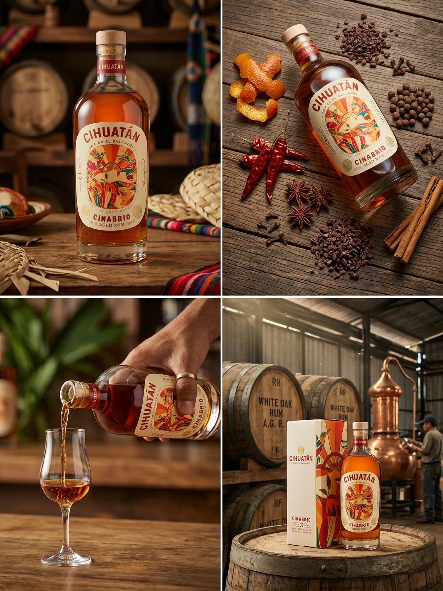 Cihuatán Cinabrio 12YO 40% 0,7l (dárková krabice)