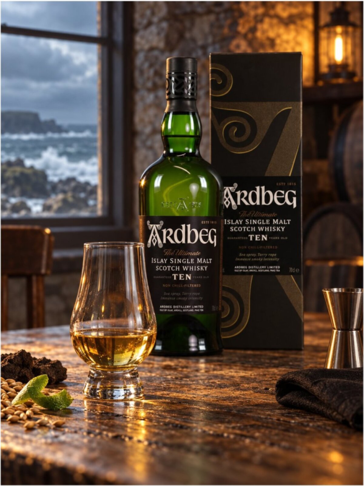 Ardbeg Ten Single Malt Scotch Whisky 46% 0,7l (dárková krabice)