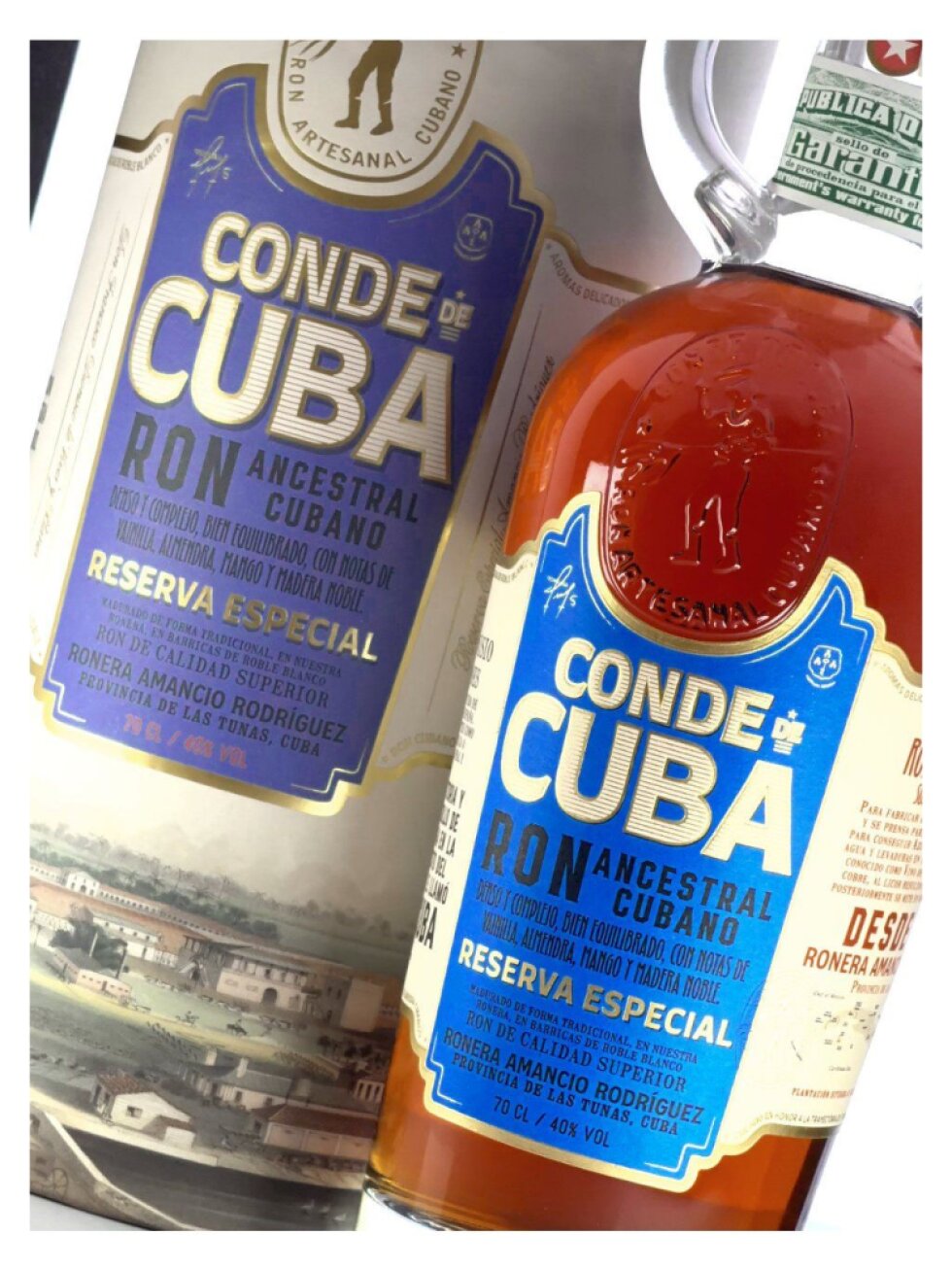 Conde de Cuba Reserva Especial 40% 0,7l (dárková tuba)