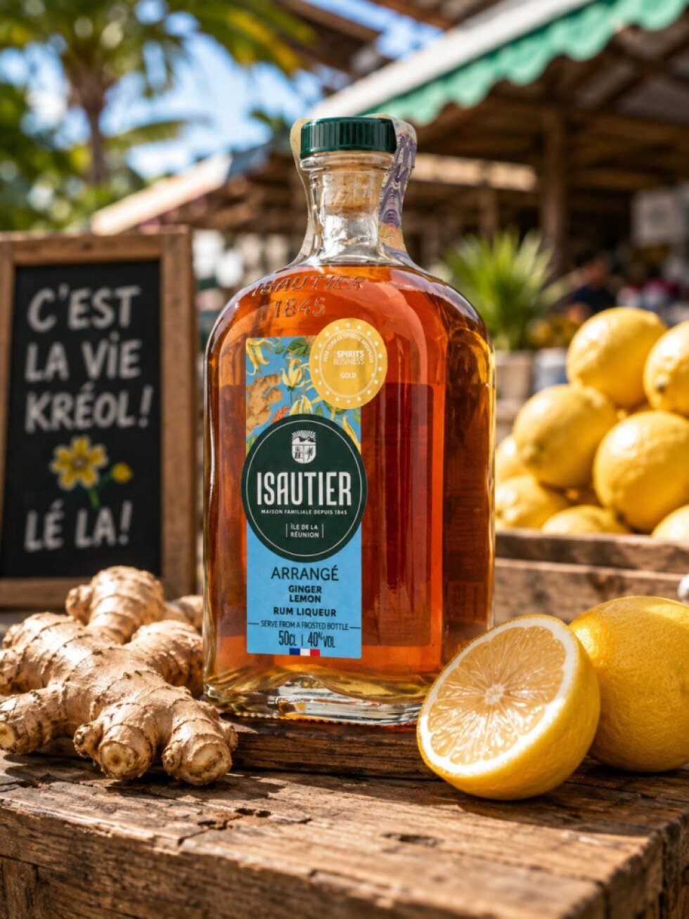 Isautier Arrange Ginger Lemon 40% 0,5l