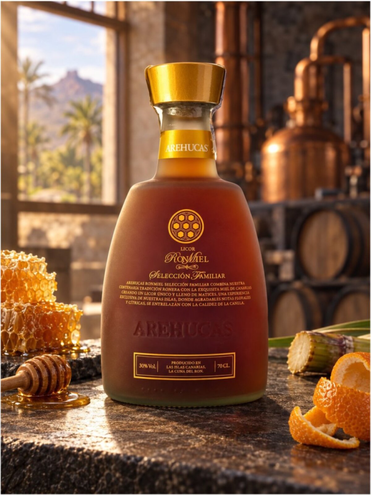 Arehucas Ronmiel Seleccion Familiar 30% 0,7l