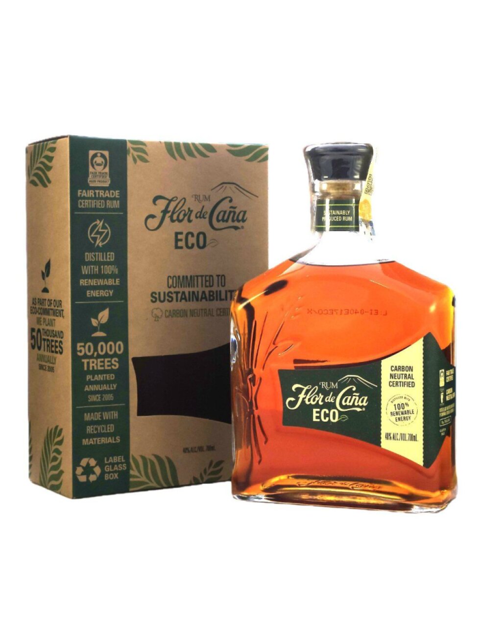 Flor de Caňa ECO 40% 0,7l (dárková krabice)