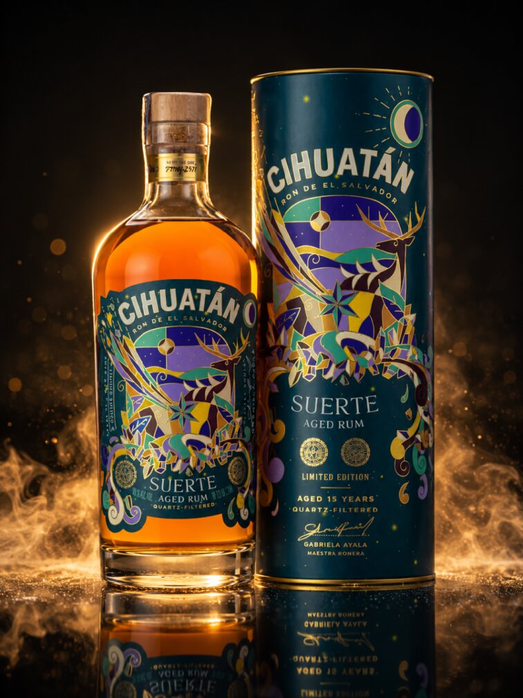 Cihuatán Suerte 15YO 44,2% 0,7 (dárková tuba)