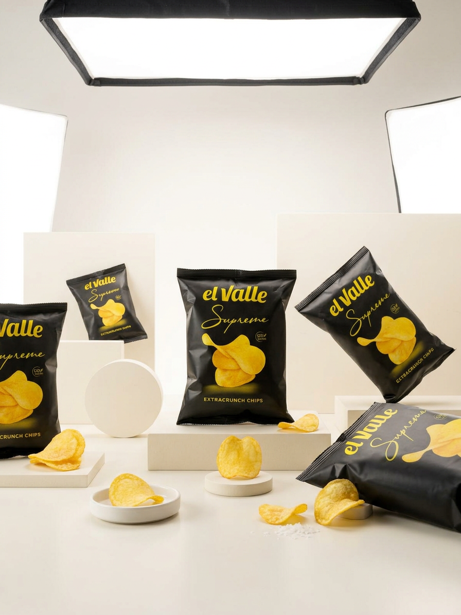 El Valle brambůrky Supreme Extra křupavé solené 45g