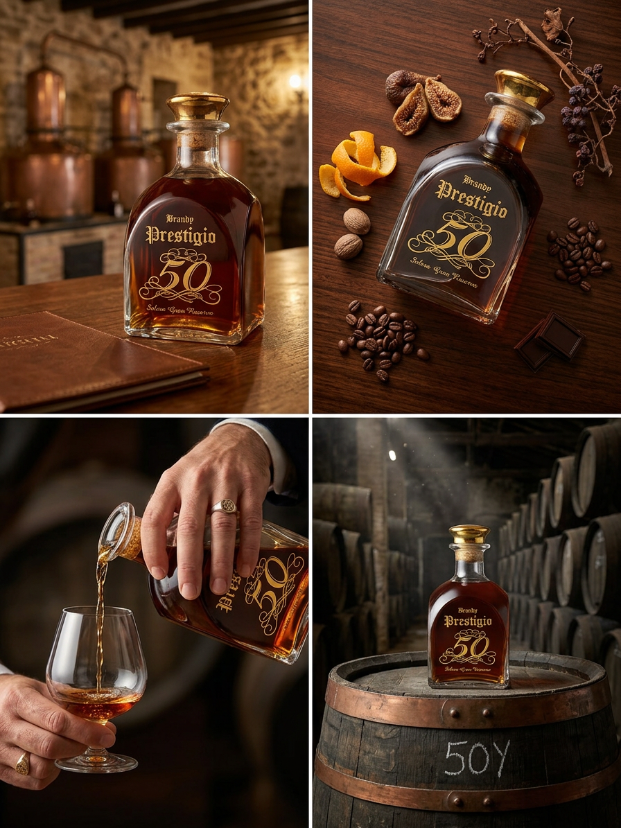 Prestigio 50 Solera Gran Reserva 40% 0,7l (dárková krabice)