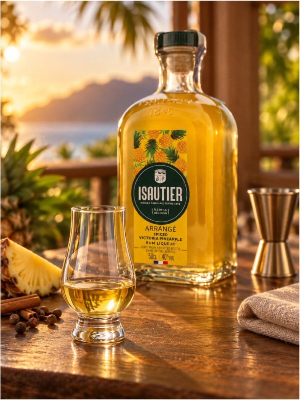 Isautier Arrangé Spiced Victoria Pineapple 40% 0,5l
