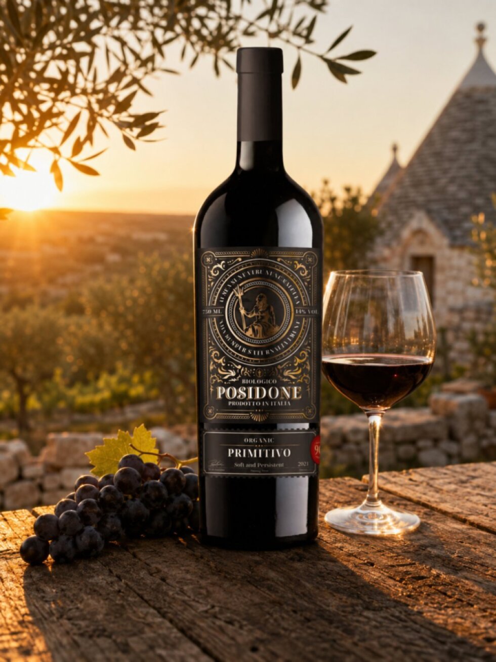 Posidone Primitivo Puglia IGT Biologico 0,75l