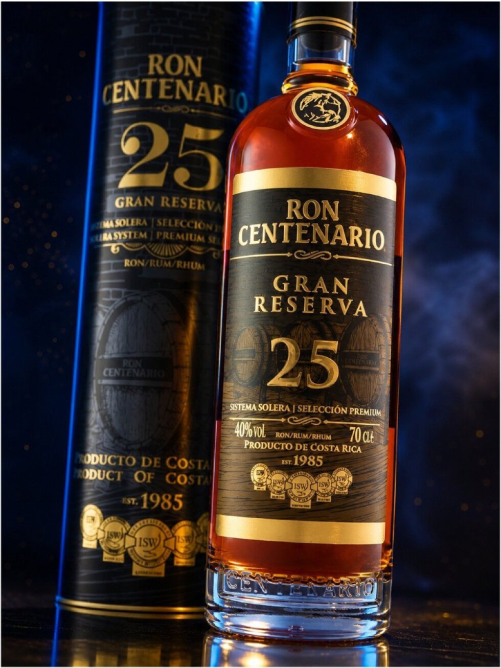 Ron Centenario 25 Gran Reserva 40% 0,7l (dárková tuba)