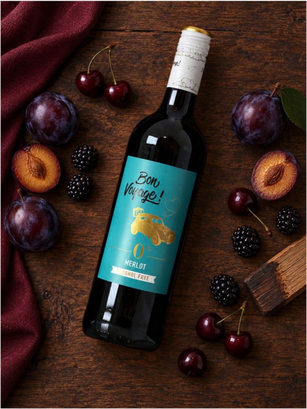 Bon Voyage Merlot Nealkoholické 0,75l