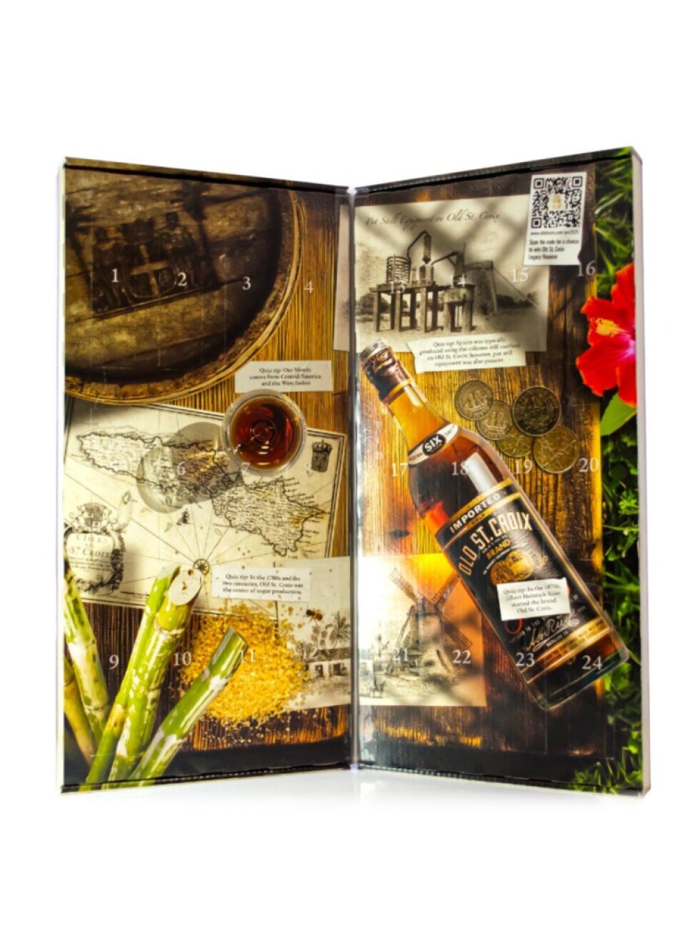 A.H. Riise Old St. Croix rumový kalendář 0,48l