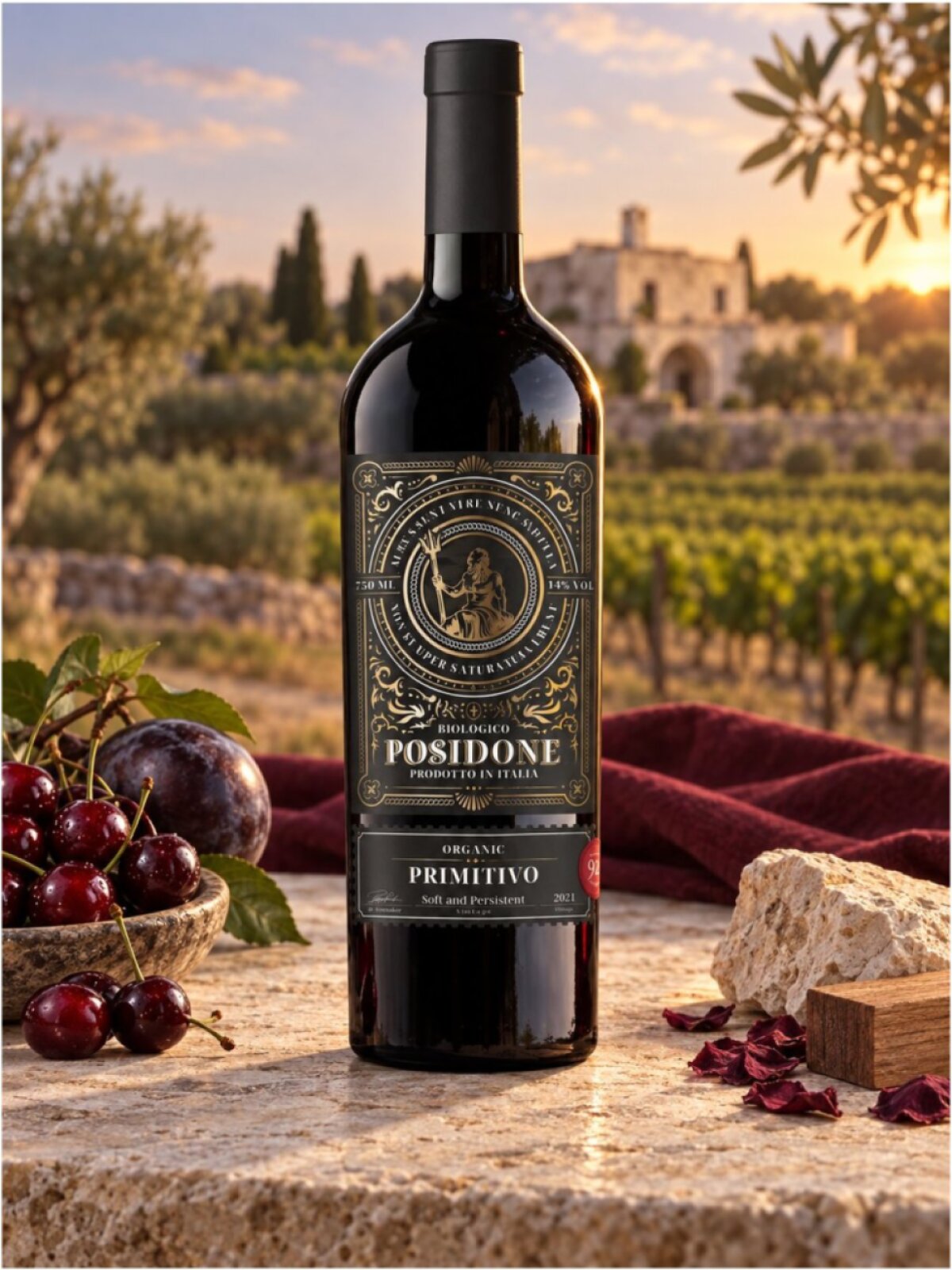 Posidone Primitivo Puglia IGT Biologico 0,75l