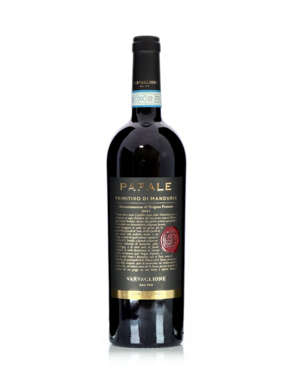 Varvaglione Papale Oro Primitivo Manduria 0,75l