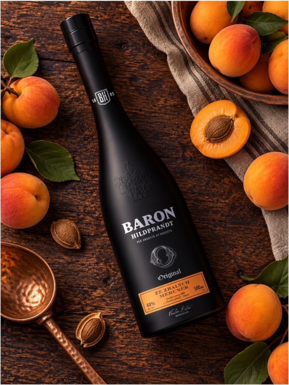 Baron Hildprandt Ze Zralých Meruněk 40% 0,5l
