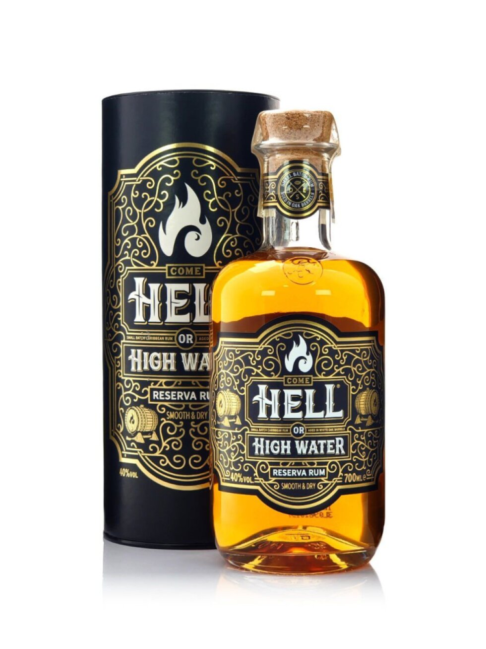 Hell or High Water Reserva Rum 40% 0,7l (dárková tuba)