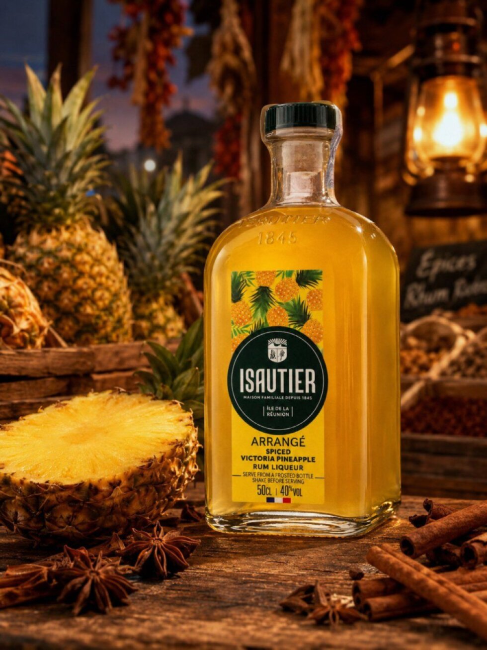 Isautier Arrangé Spiced Victoria Pineapple 40% 0,5l