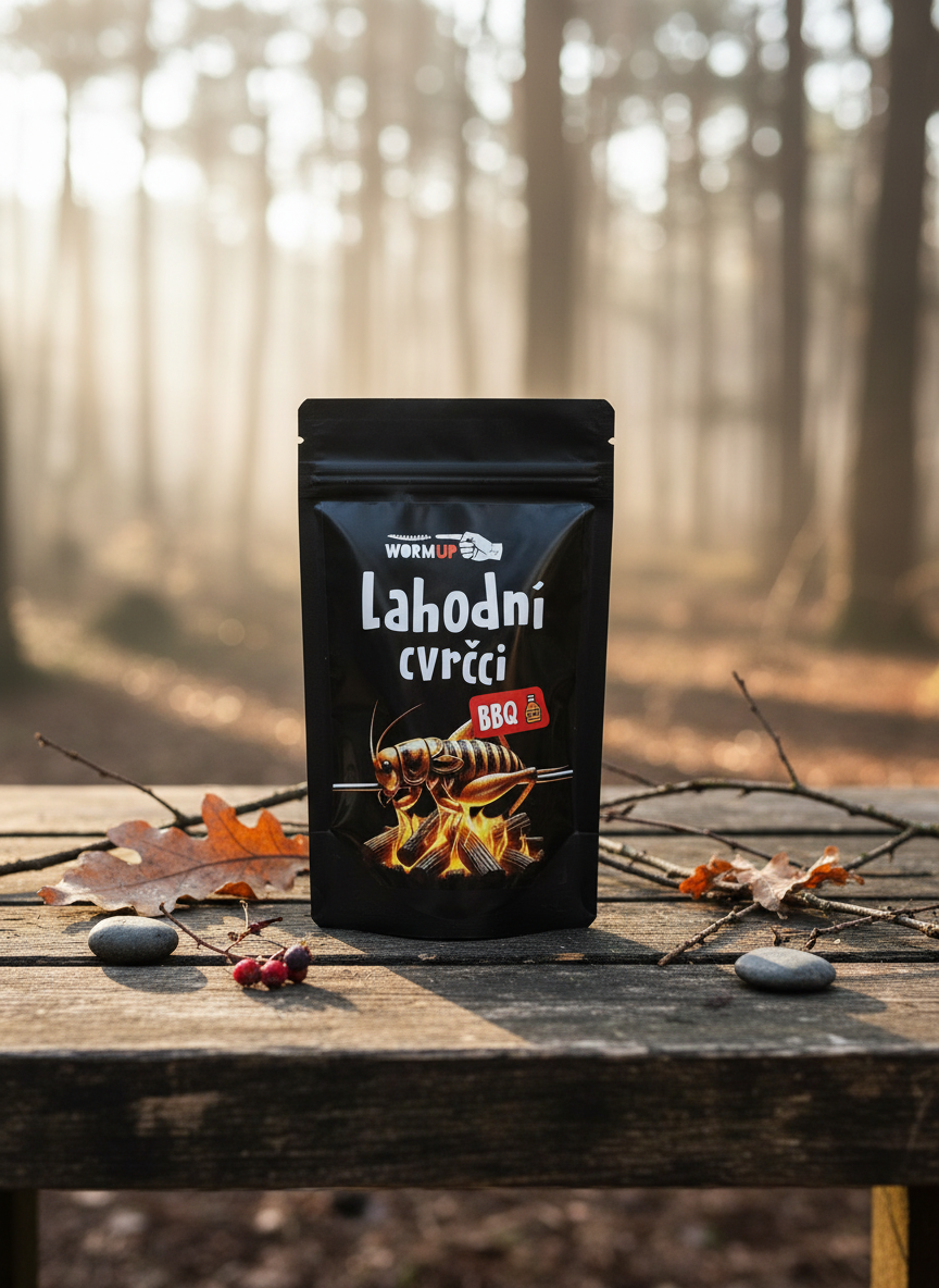 WormUp Lahodní Crvčci BBQ 20g