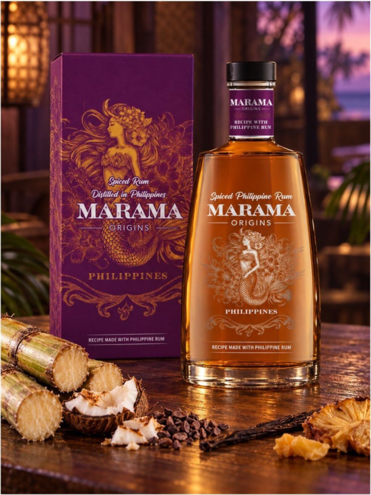 Marama Origins Philippines 40% 0,7l (dárková krabice)