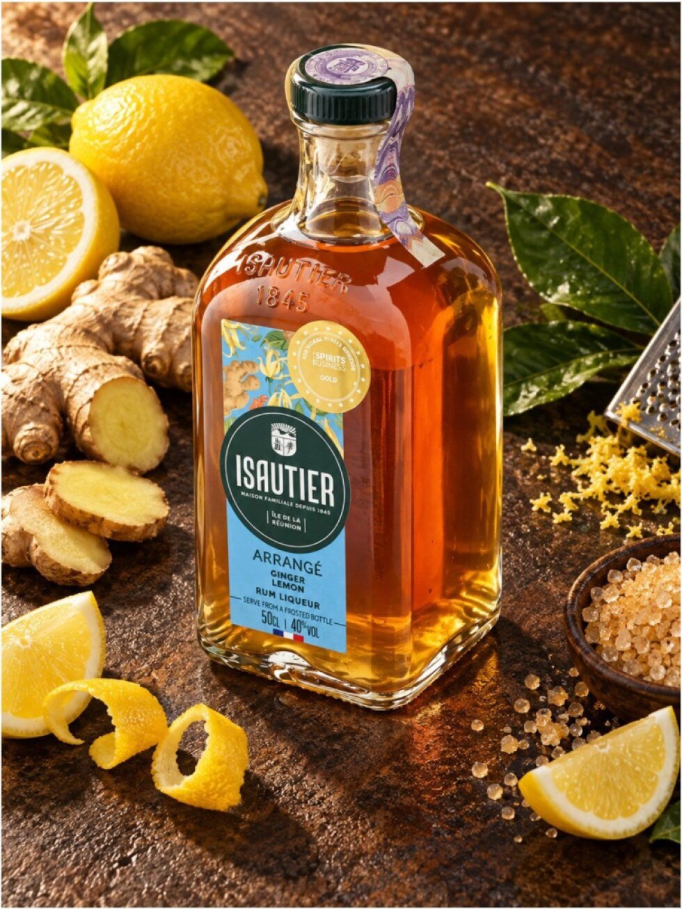 Isautier Arrange Ginger Lemon 40% 0,5l