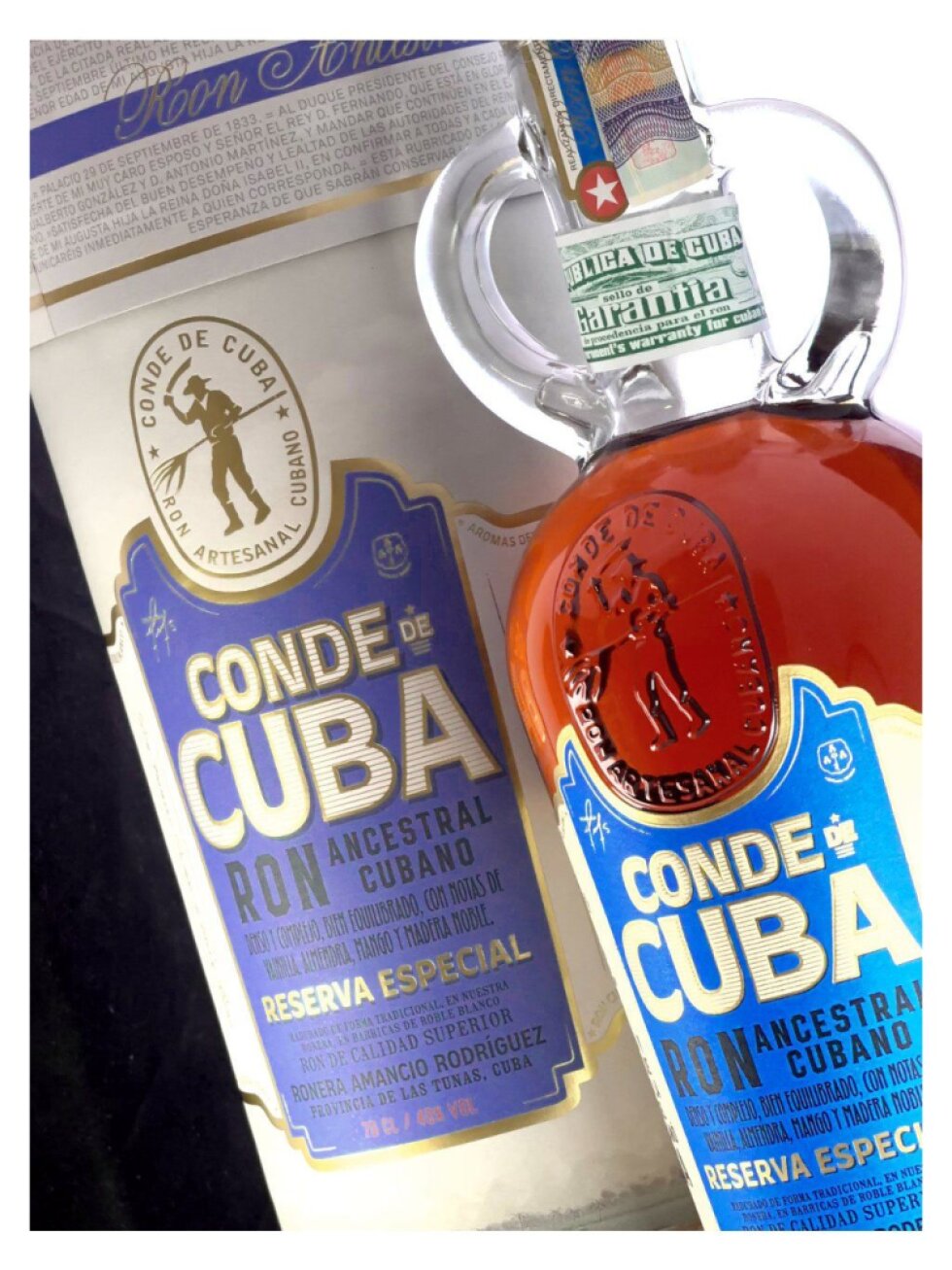 Conde de Cuba Reserva Especial 40% 0,7l (dárková tuba)