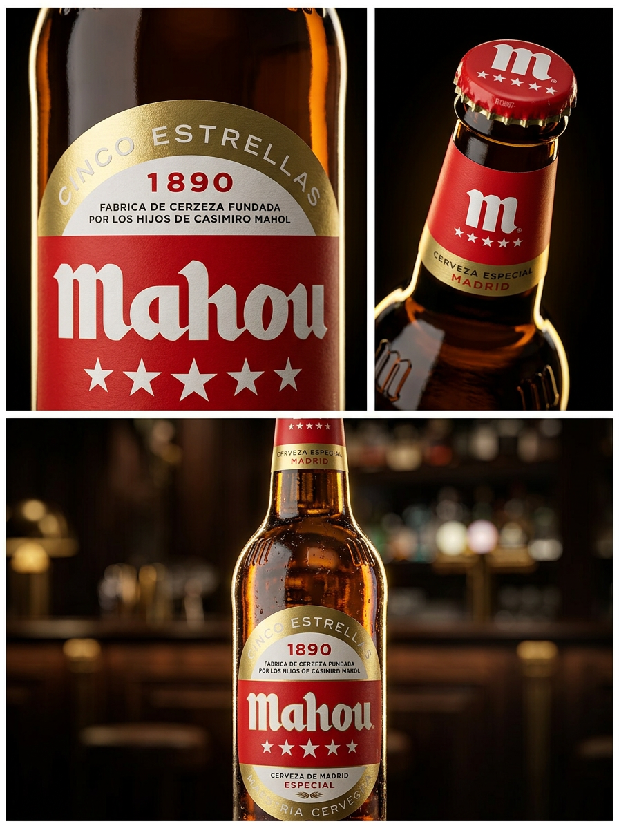 Mahou 5 Estrellas 5,5% 0,33l