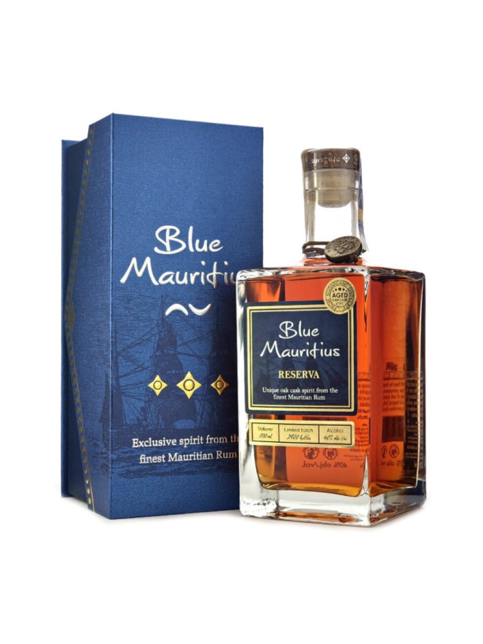 Blue Mauritius Reserva 40% 0,7l (dárková kazeta)