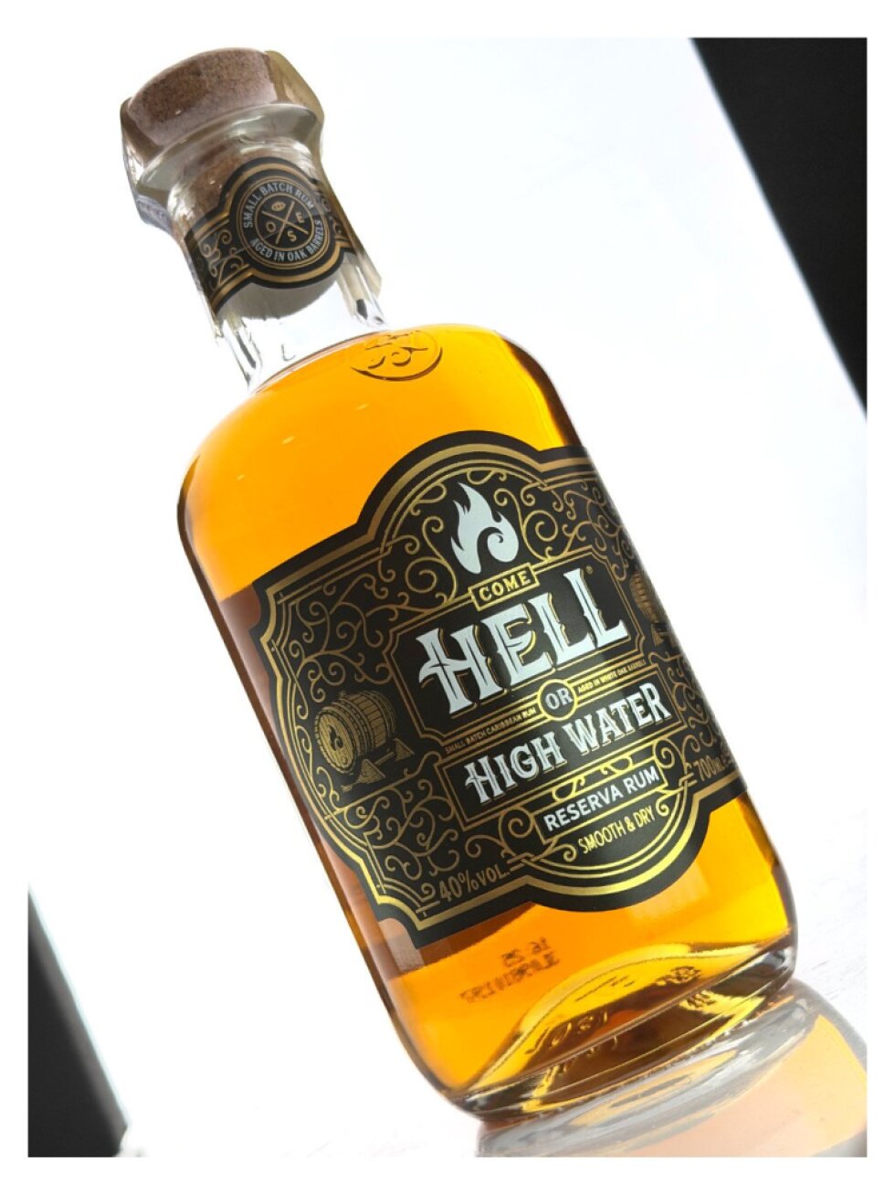 Hell or High Water Reserva Rum 40% 0,7l (dárková tuba)