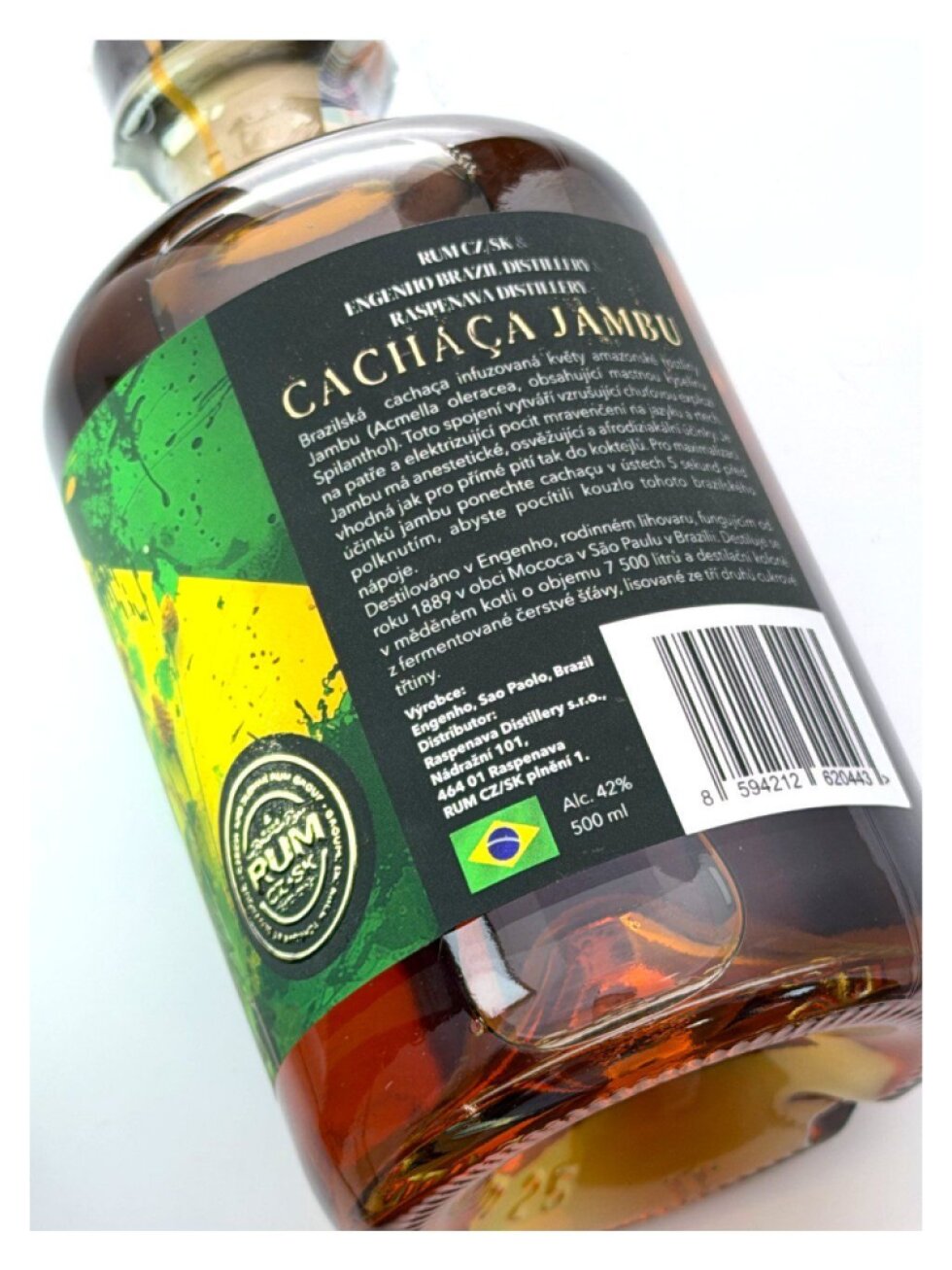 Raspenava Jambu Cachaca Brazil 42% 0,5l