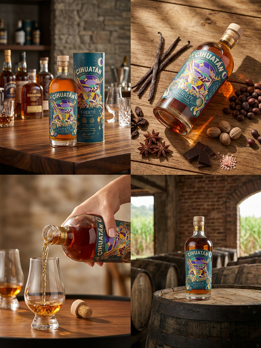 Cihuatán Suerte 15YO 44,2% 0,7 (dárková tuba)