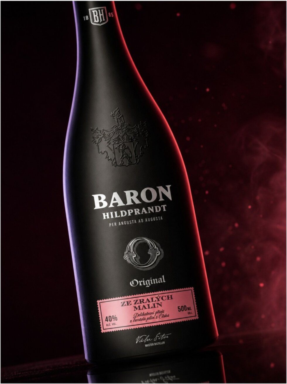 Baron Hildprandt Ze Zralých Malin 40% 0,5l