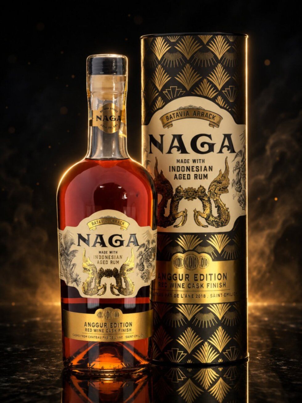 Naga Anggur Edition Red Wine Cask 40% 0,7l (tuba)
