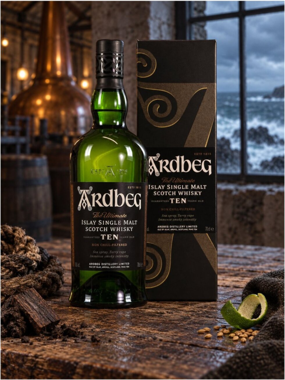 Ardbeg Ten Single Malt Scotch Whisky 46% 0,7l (dárková krabice)