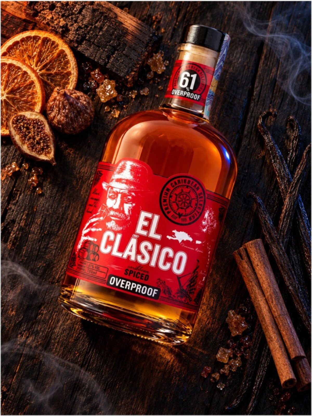 El Clásico Overproof Spiced 61% 0,7l