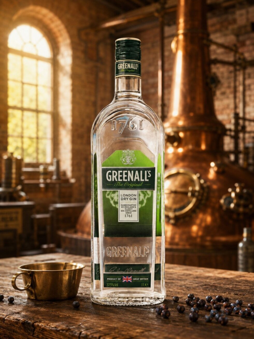 Greenall‘S London Dry Gin 40% 1l