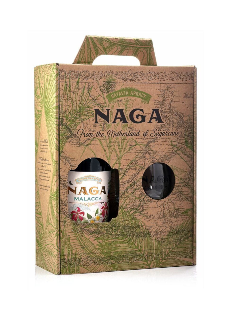 Naga Malacca 40% 0,7l (dárkové balení sklenice)