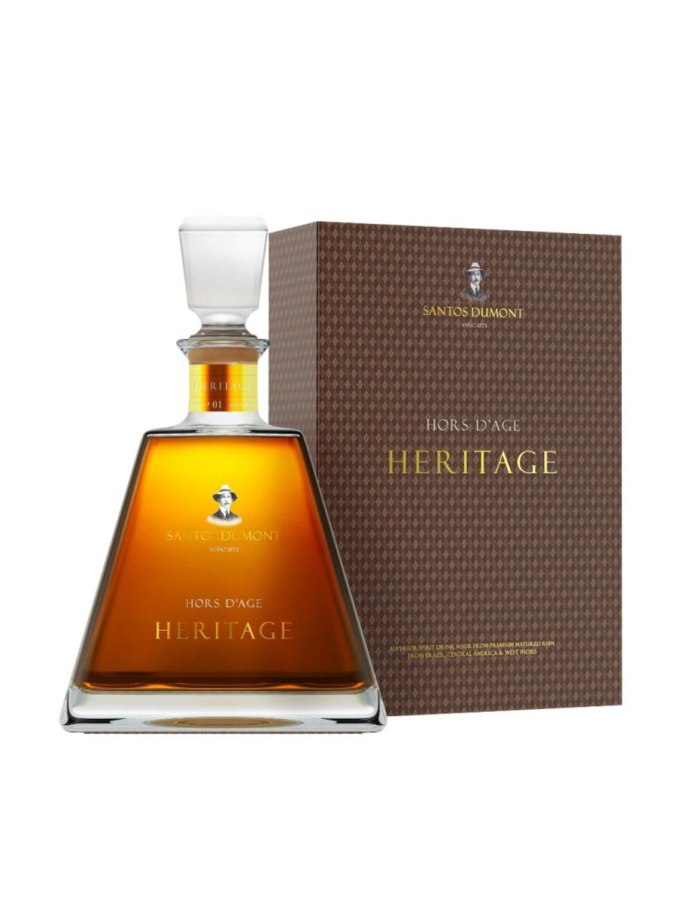 Santos Dumont Heritage 43,8% 0,7l (dárková kazeta)