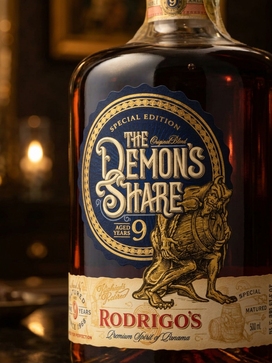 Demon's Share 9YO Rodrigo's Reserve 40% 0,7l (dárková tuba)