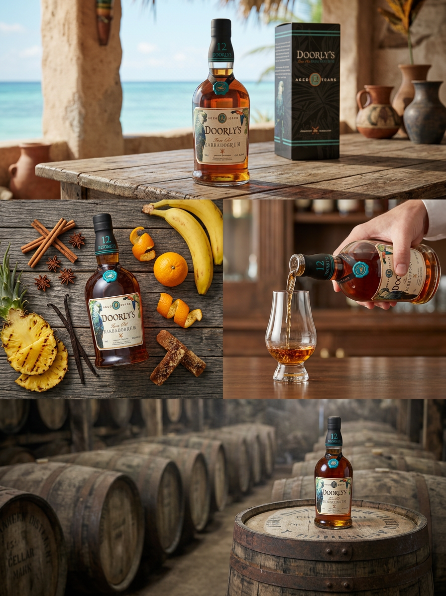 Doorly's 12YO Barbados Rum 43% 0,7l (dárková krabice)