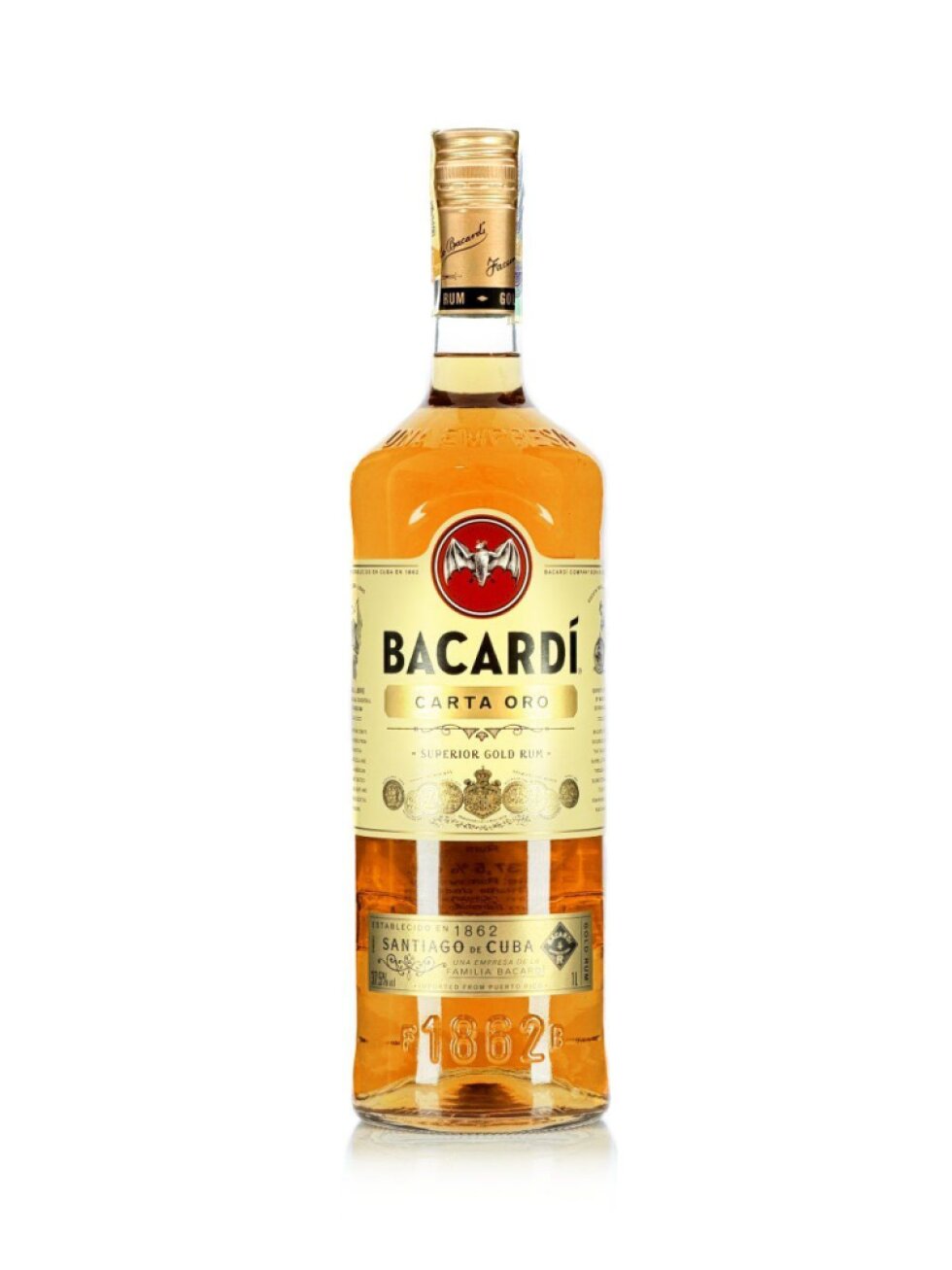 Bacardi Carta Oro 37,5% 1l