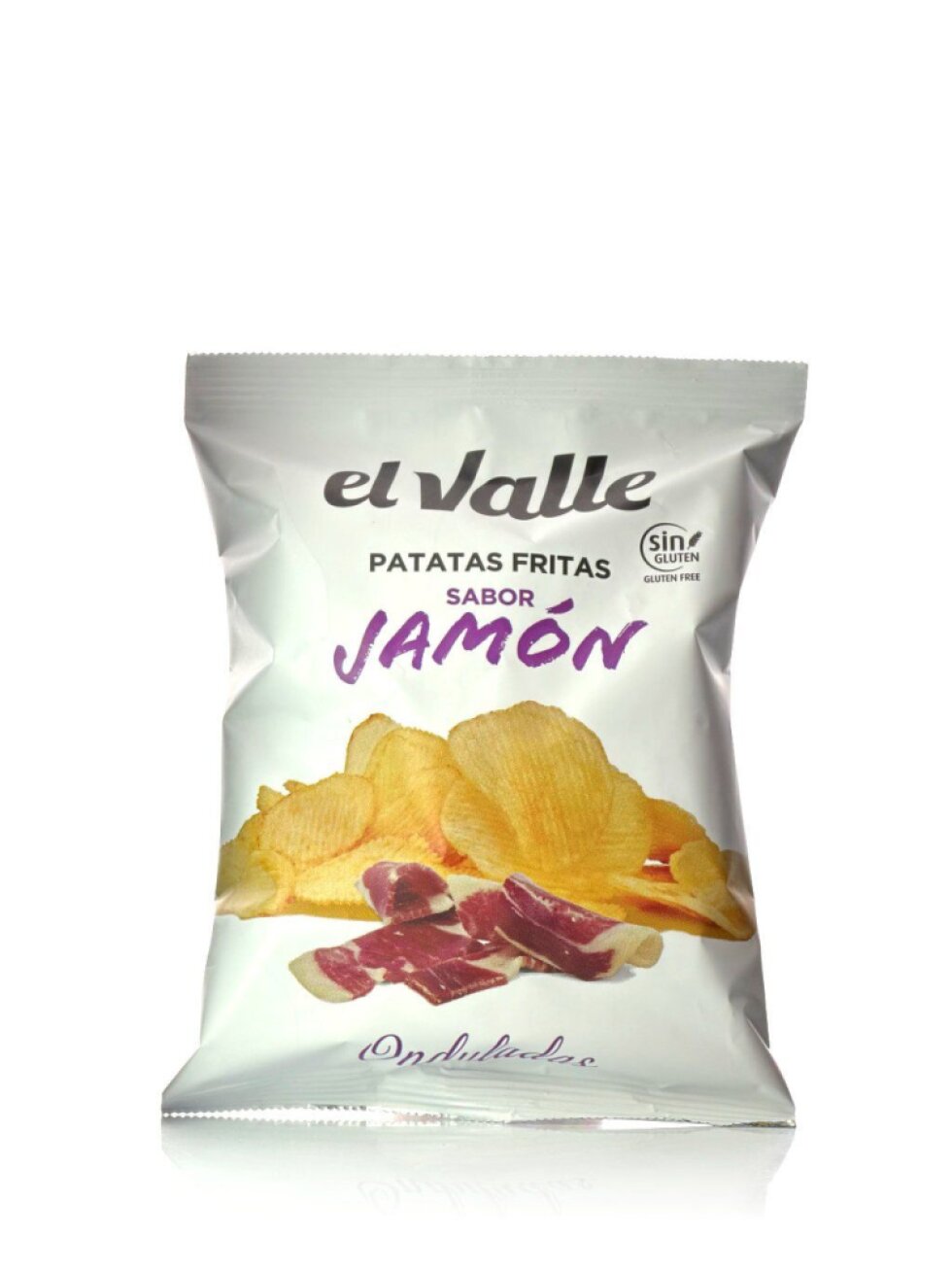El Valle brambůrky vroubkované s příchutí Jamón 45g