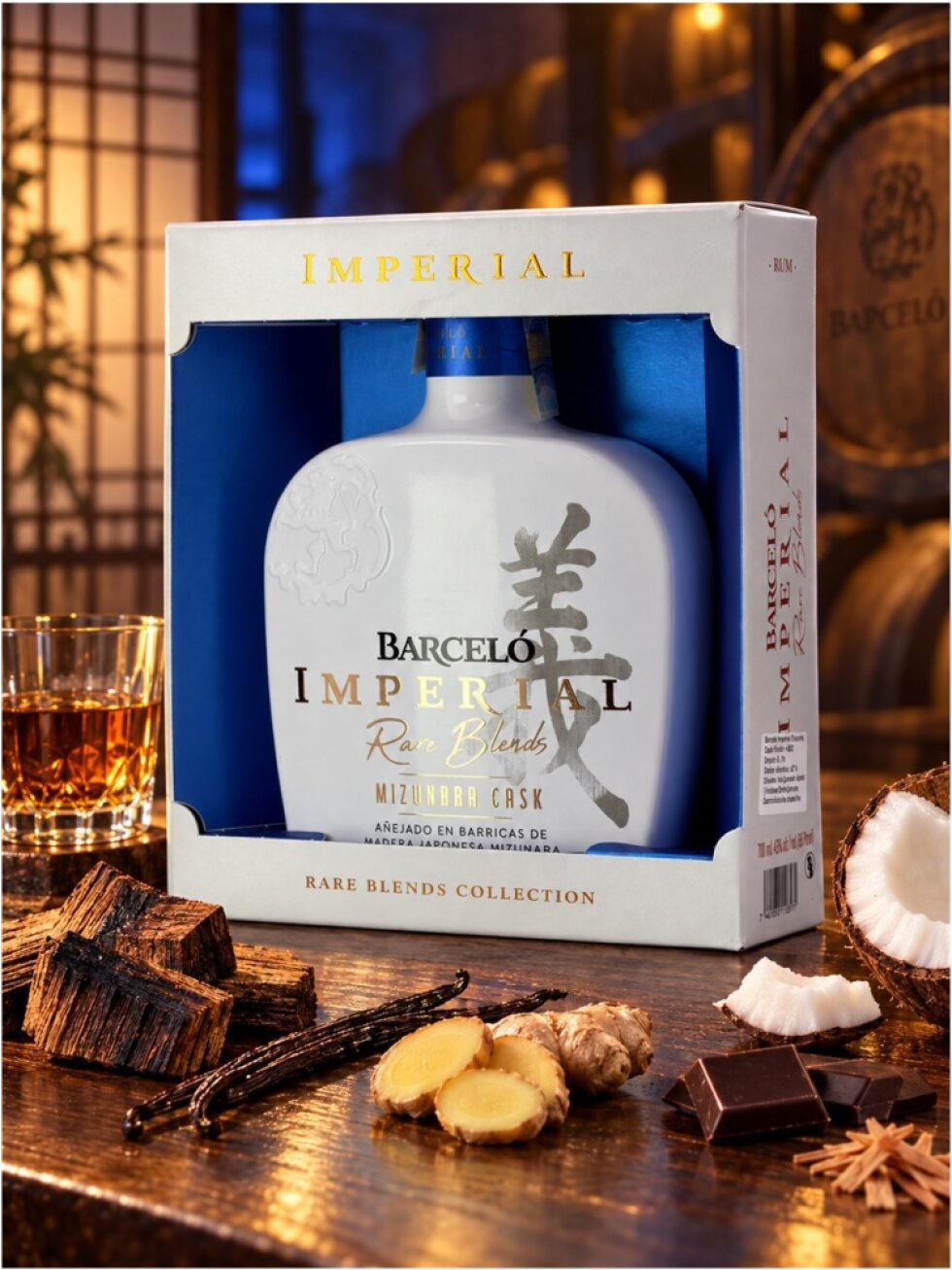 Barceló Imperial Rare Blends Mizunara Cask 38% 0,7l (dárková krabice)