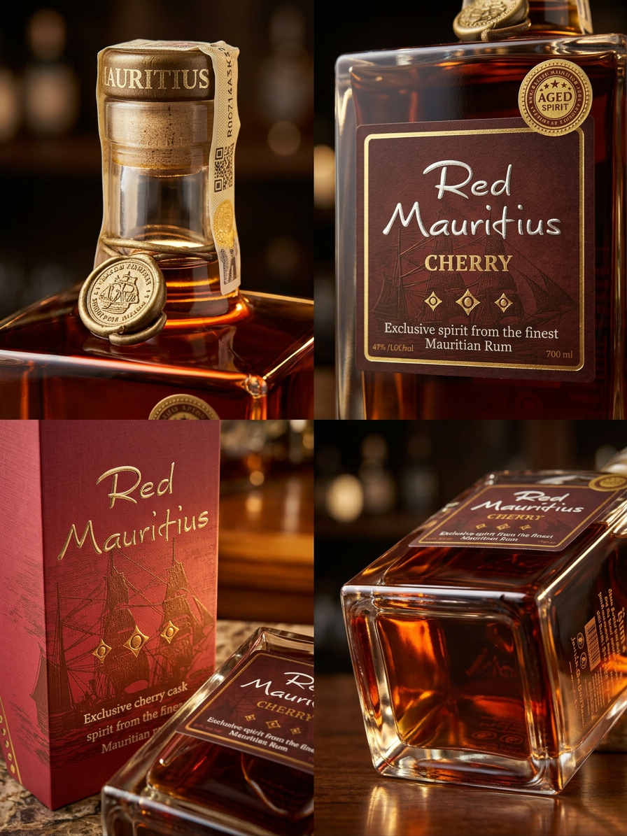 Red Mauritius Cherry 40% 0,7l (dárková kazeta)